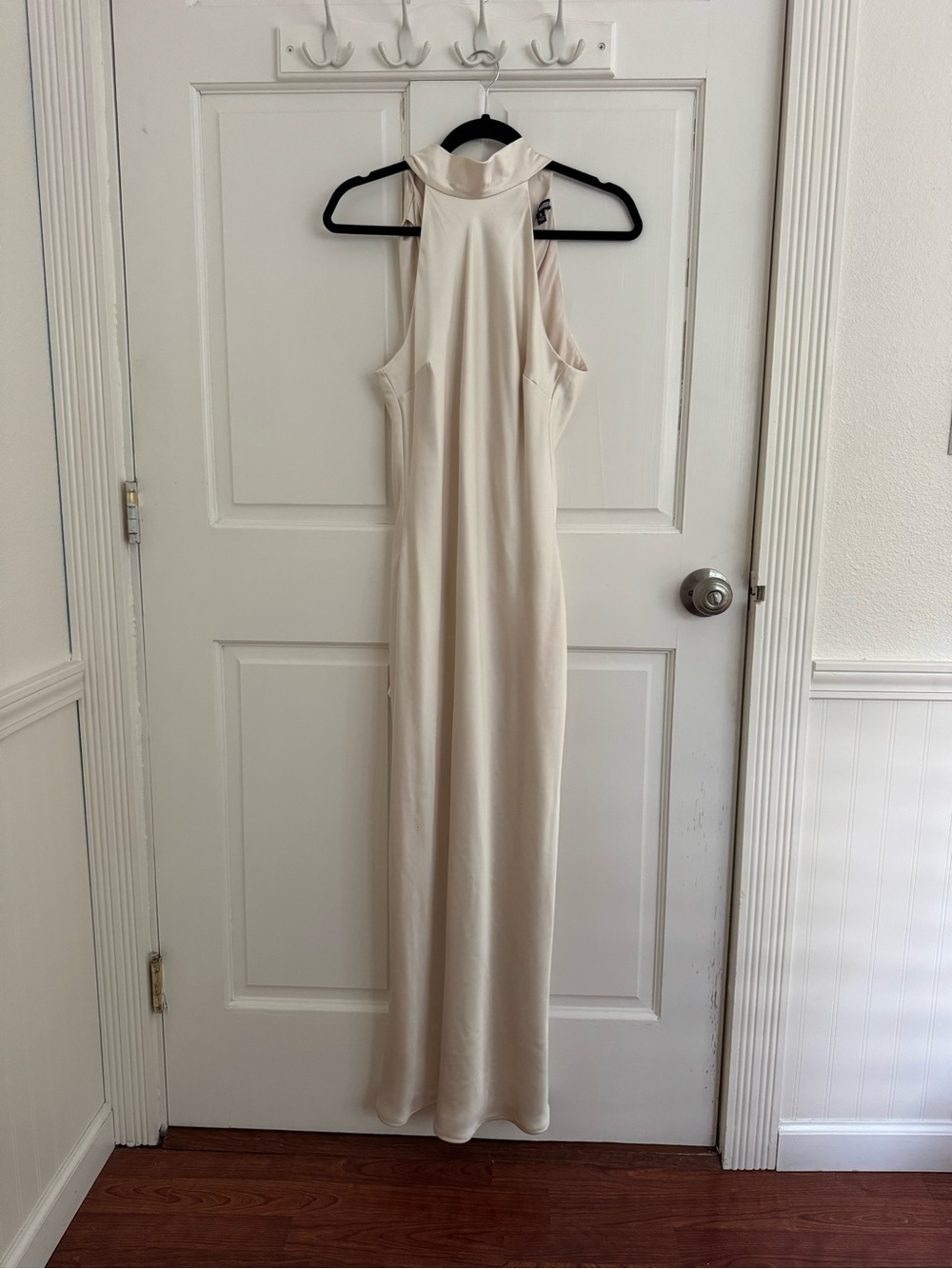 Steve Madden Cream Halter Maxi Dress